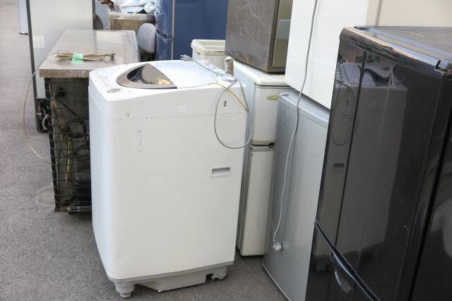 大型ごみ収集に出す洗濯機